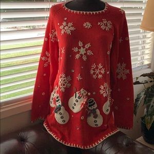 Festive Snowman Sweater